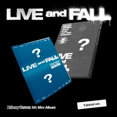 XDINARY HEROES 5th Mini Album LIVE AND FALL [TABLOID ver]