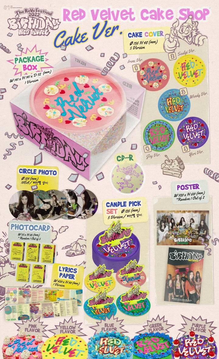 Red Velvet The ReVe Festival 2022 - Birthday [Cake ver] [Limited Edition]