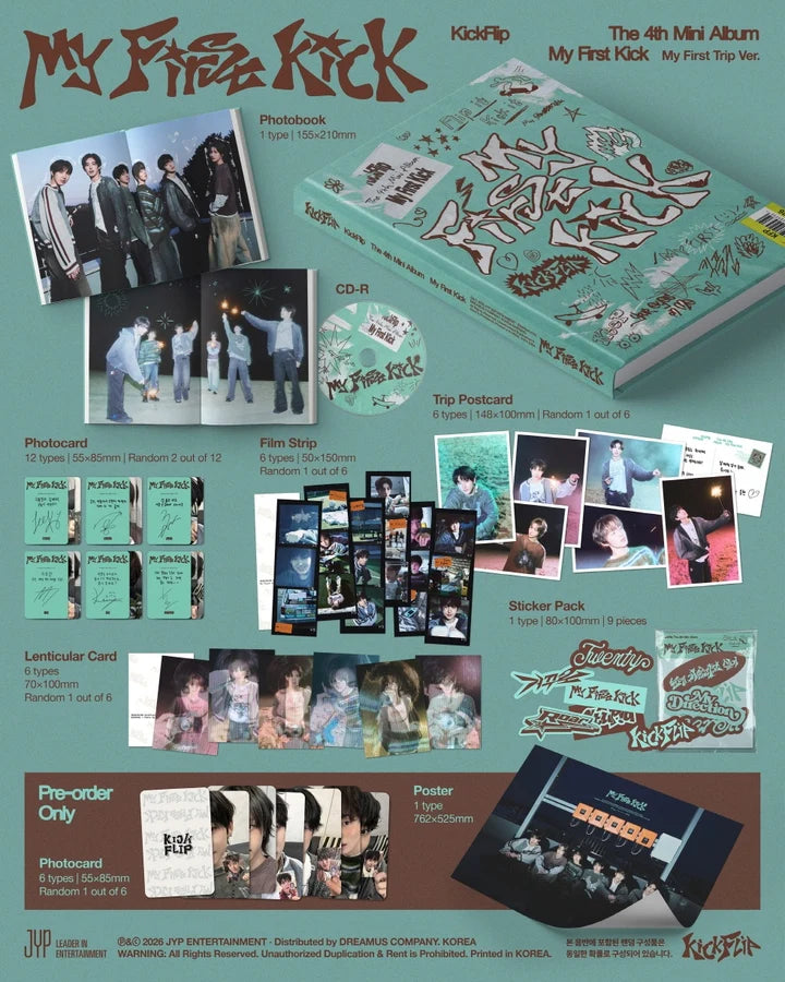 KickFlip 4th mini album MY FIRST KICK [MY FIRST TRIP / Standard ver]