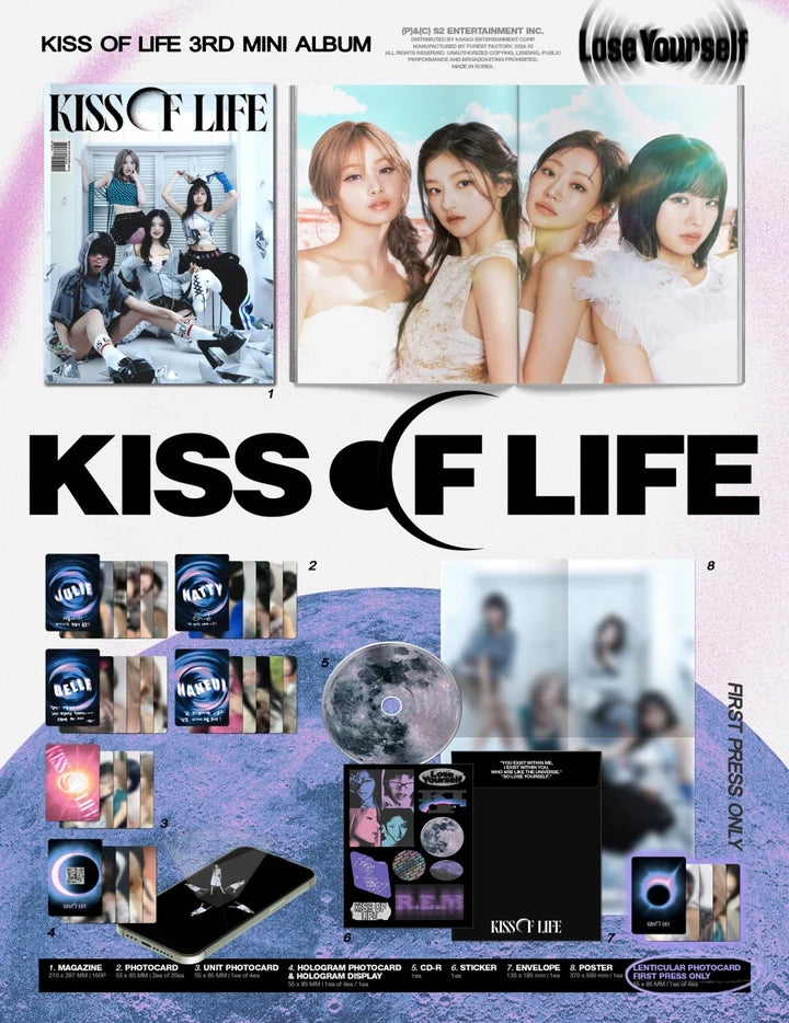 KISS OF LIFE 3rd Mini Album LOSE YOURSELF [MAGAZINE ver]