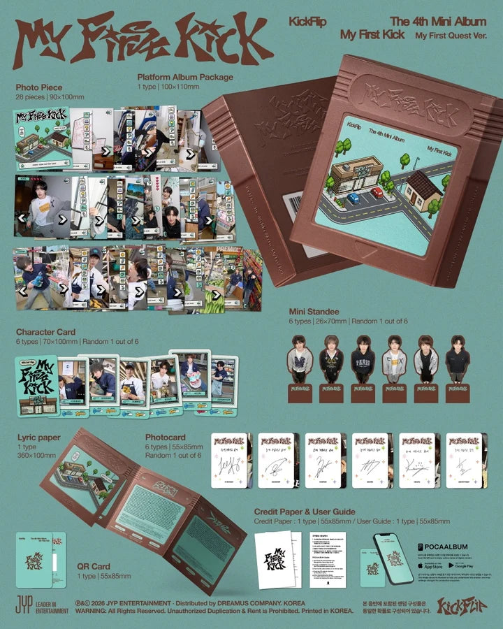 KickFlip 4th mini album MY FIRST KICK [MY FIRST QUEST / Platform ver]