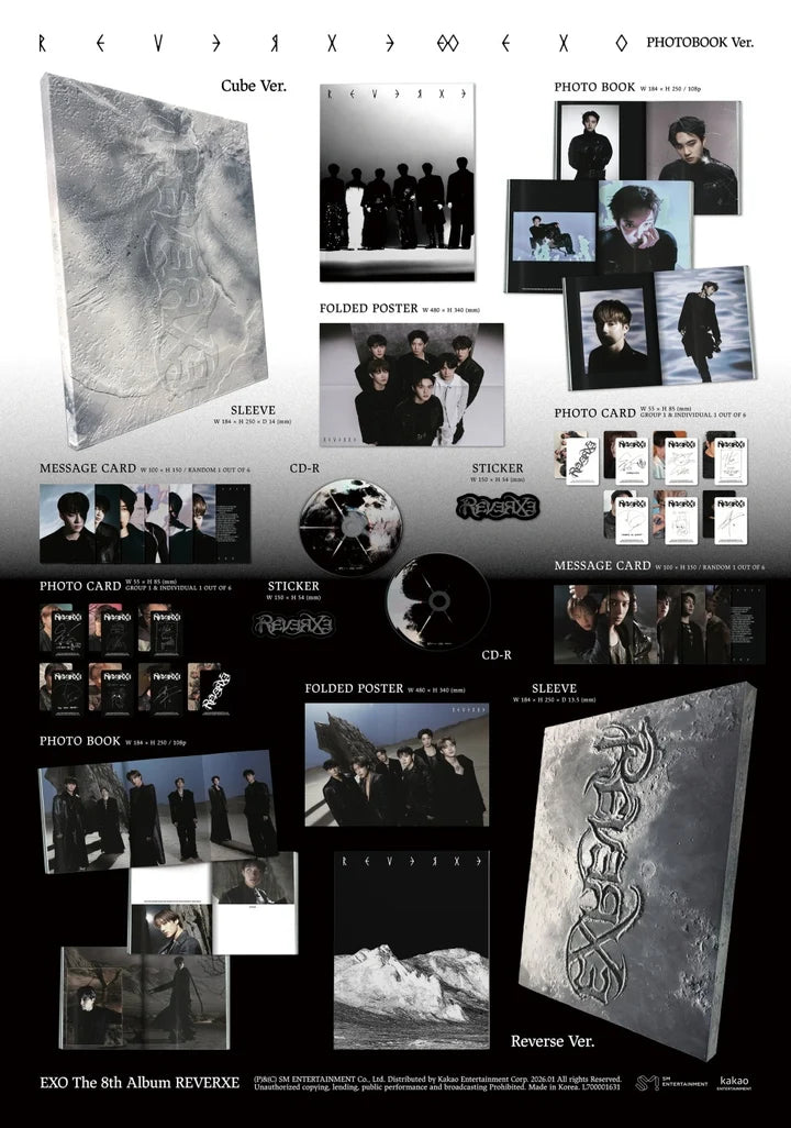 EXO 8th full album EVERXE [Photobook ver]