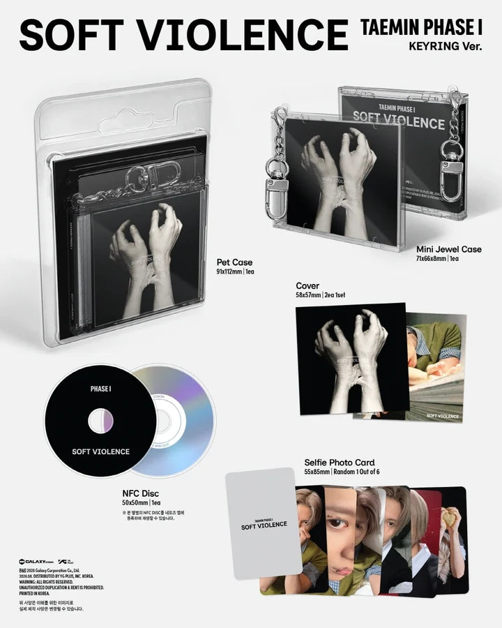 TAEMIN PHASE I : Soft Violence [KEYRING ver]
