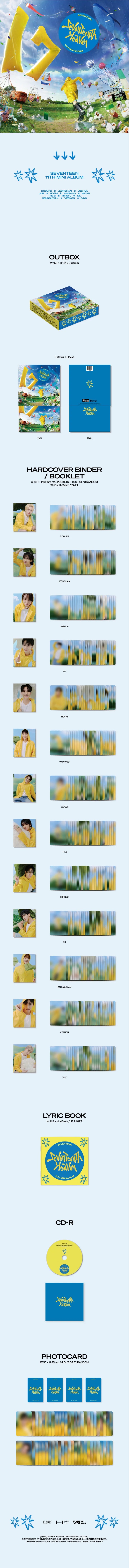 SEVENTEEN 11th Mini Album SEVENTEENTH HEAVEN [CARAT ver]