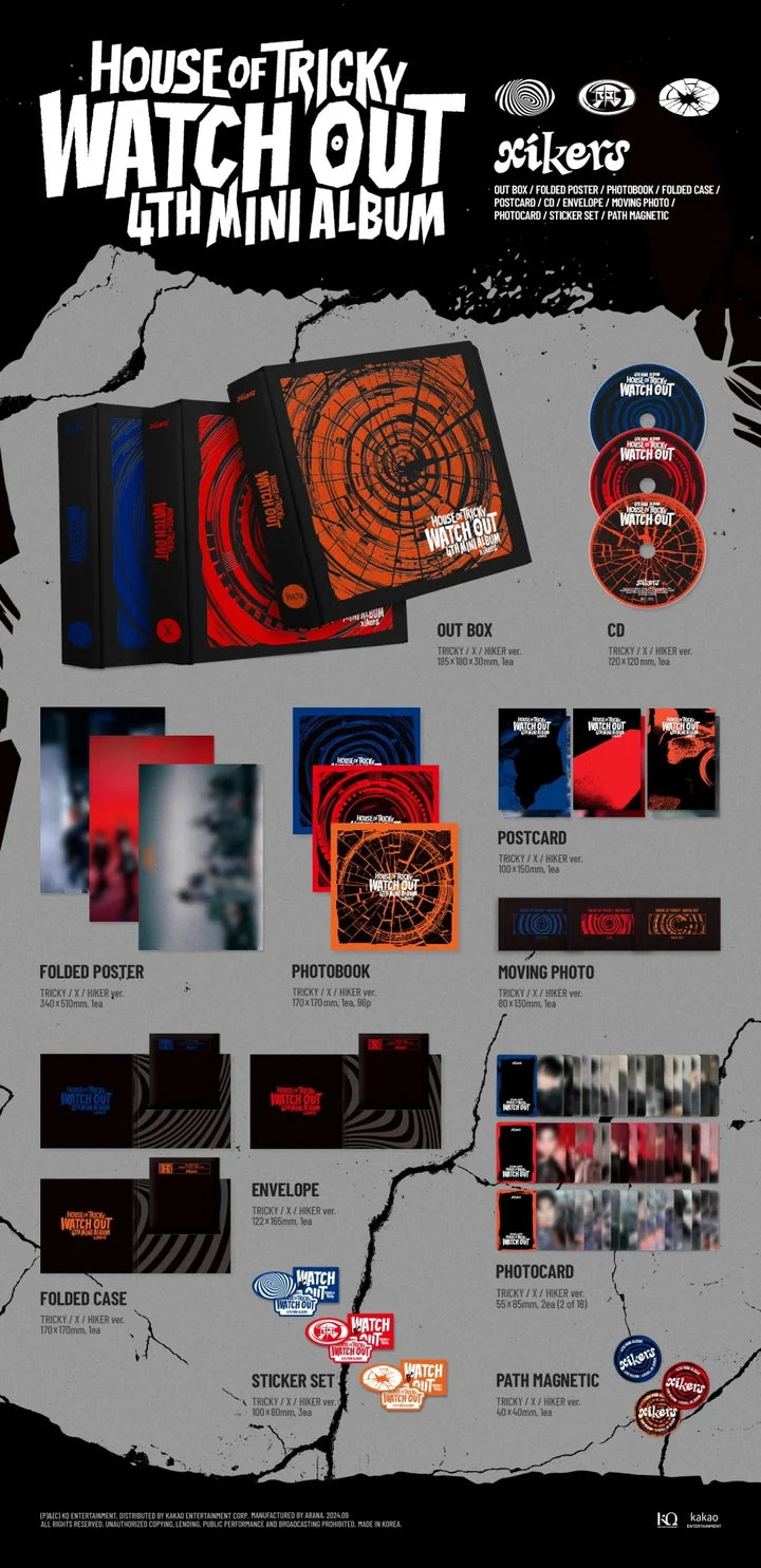 XIKERS 4th mini album HOUSE OF TRICKY : WATCH OUT