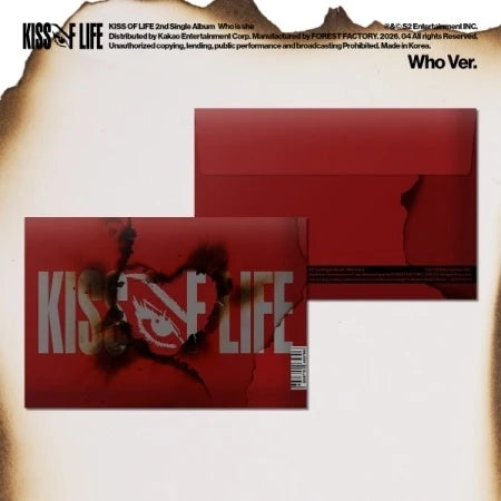 KISS OF LIFE 2nd Single Album WHO IS SHE [WHO ver]