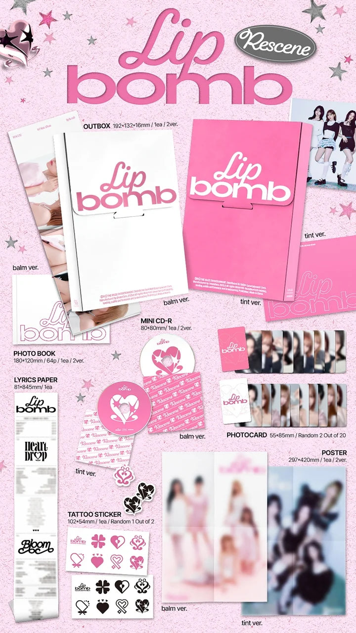RESCENE 3rd Mini Album LIP BOMB [BALM ver]