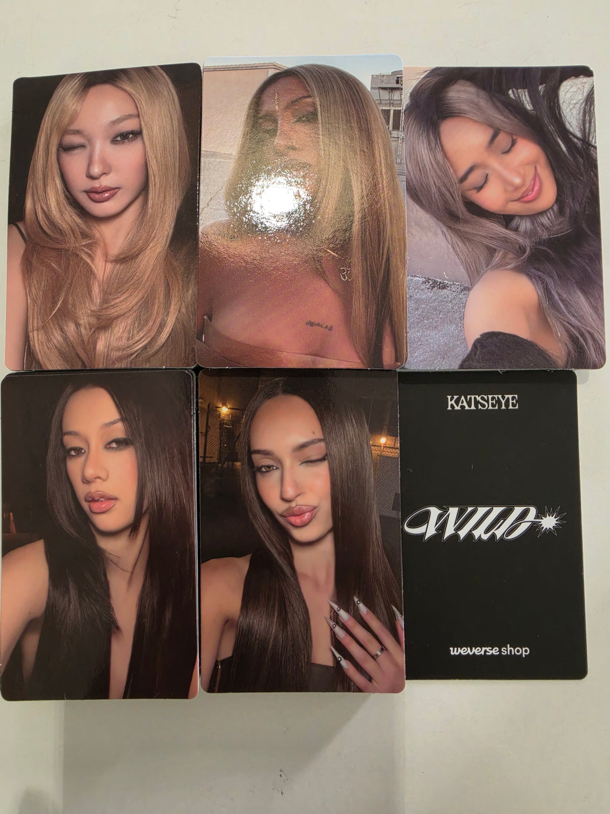 KATSEYE WILD Weverseshop POB Photocard