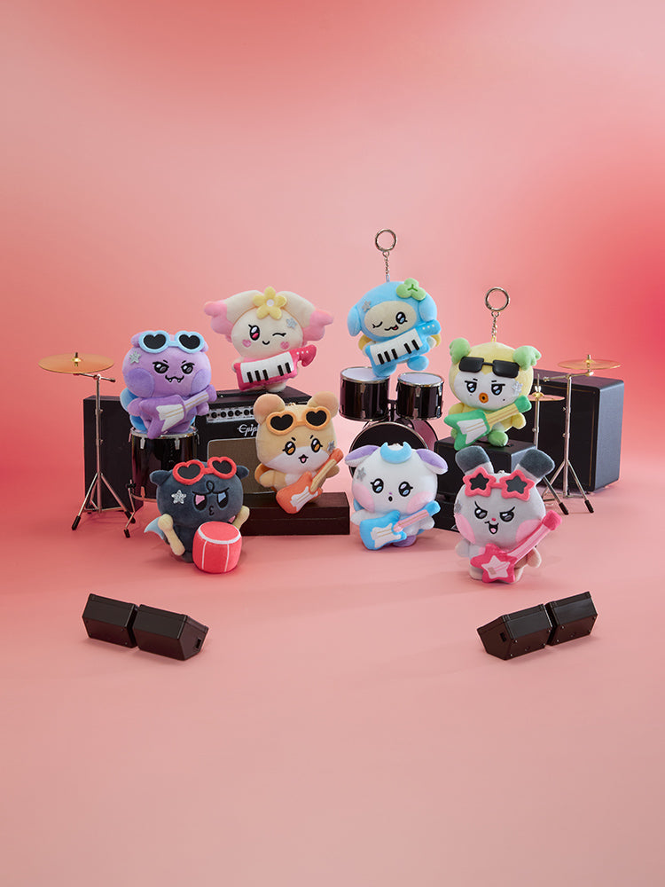 MIGHTEEZ (ATEEZ) ROCK THE STAGE Official POP UP Official MD ROCKSTAR PLUSH KEYRING