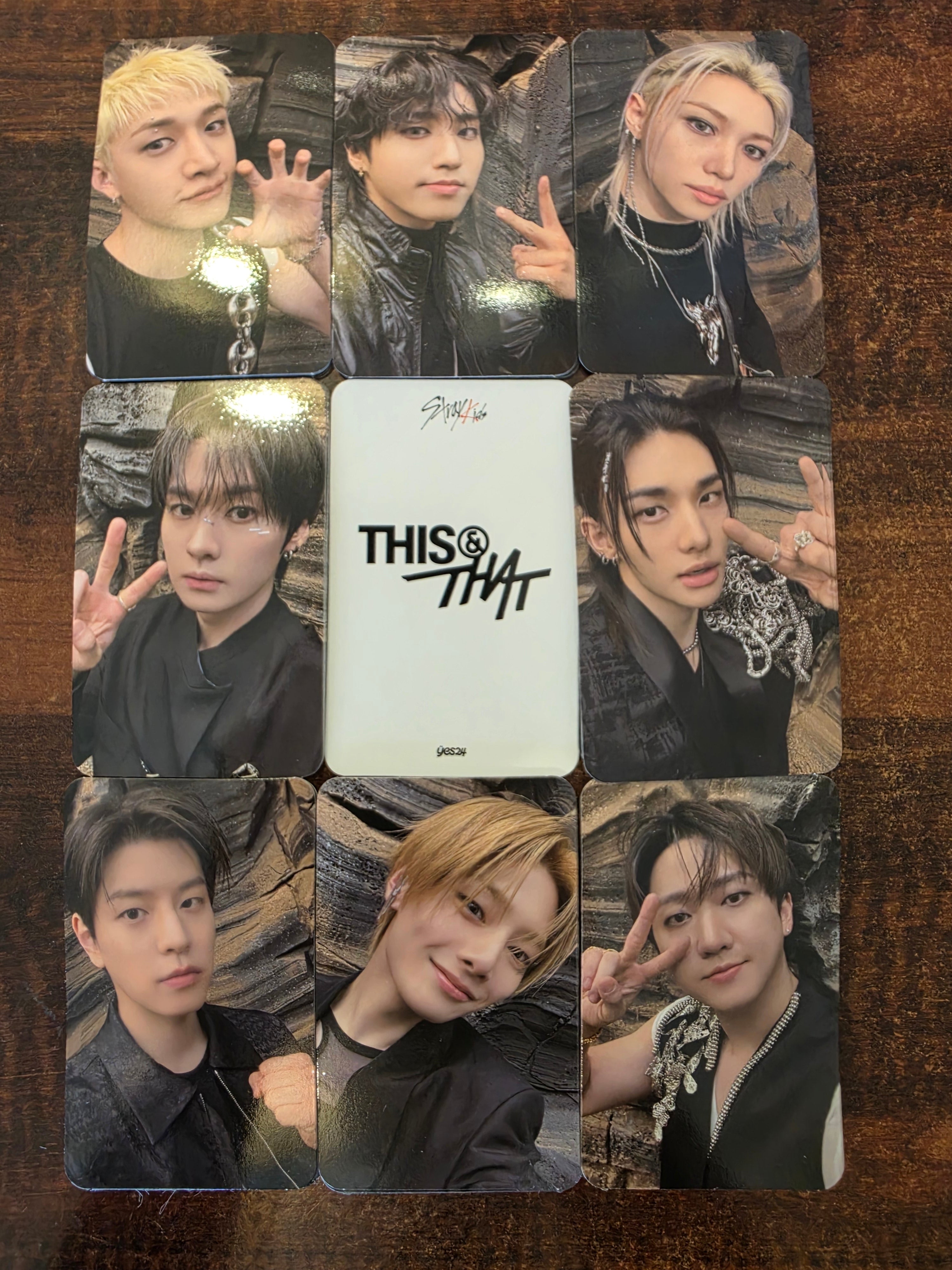 Stray Kids mini album THIS & THAT YES24 POB Photocard