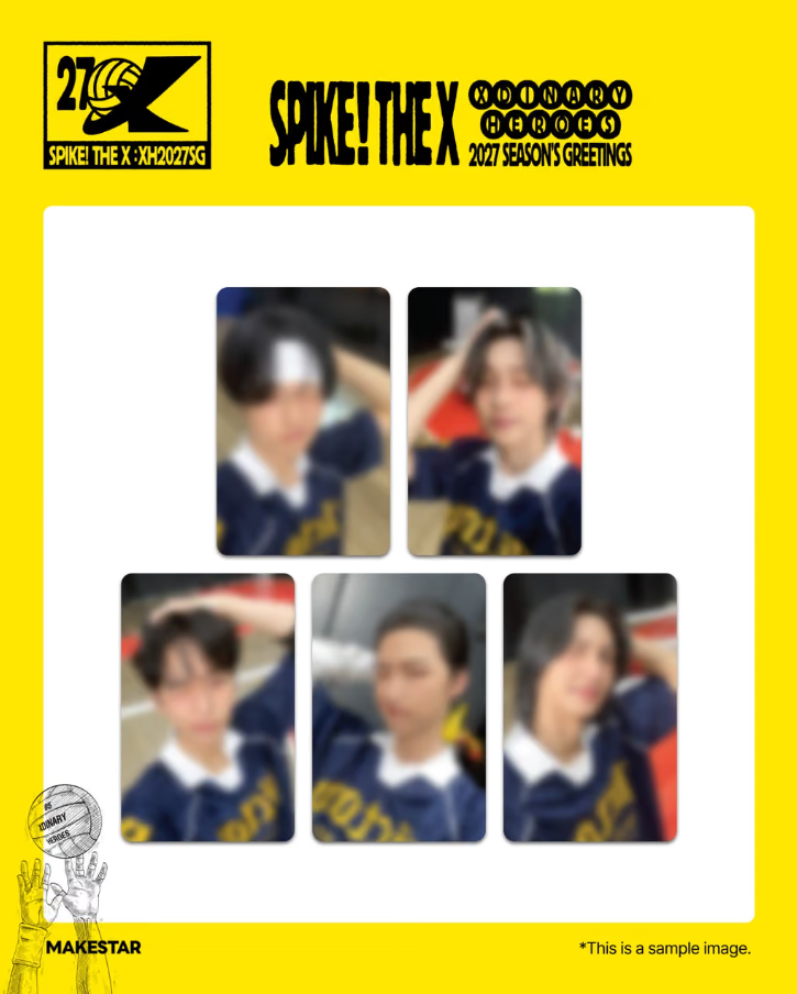 [PREORDER] Xdinary Heroes 2027 Season's Greetings SPIKE! THE X POB Photocard
