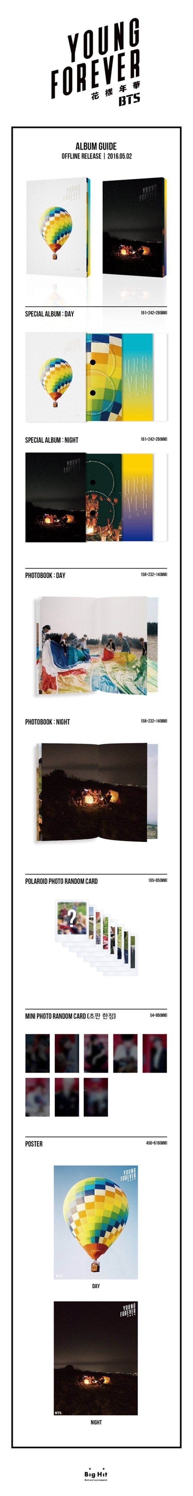 BTS - 4th mini album HWA YANG YEON HWA YOUNG FOREVER