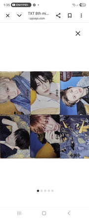 TXT 8th mini album 7TH YEAR: 가시덤불에 잠시 바람이 멈췄을 때 Concept POB Photocard