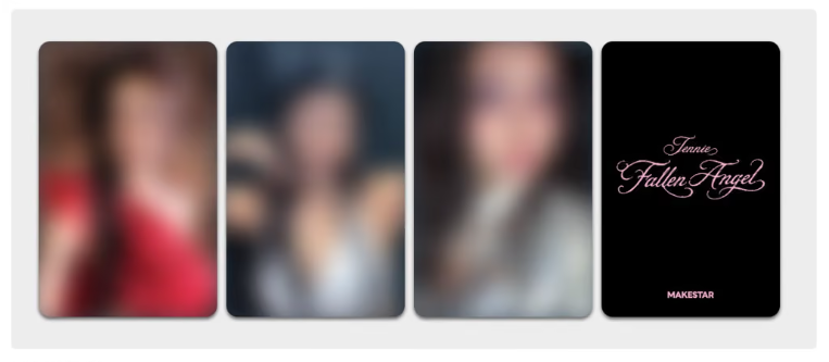 [PREORDER] JENNIE (BLACKPINK) EP Fallen Angel POB Photocard