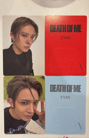 EVAN 1st mini album DEATH OF ME Weverseshop POB Photo Stand