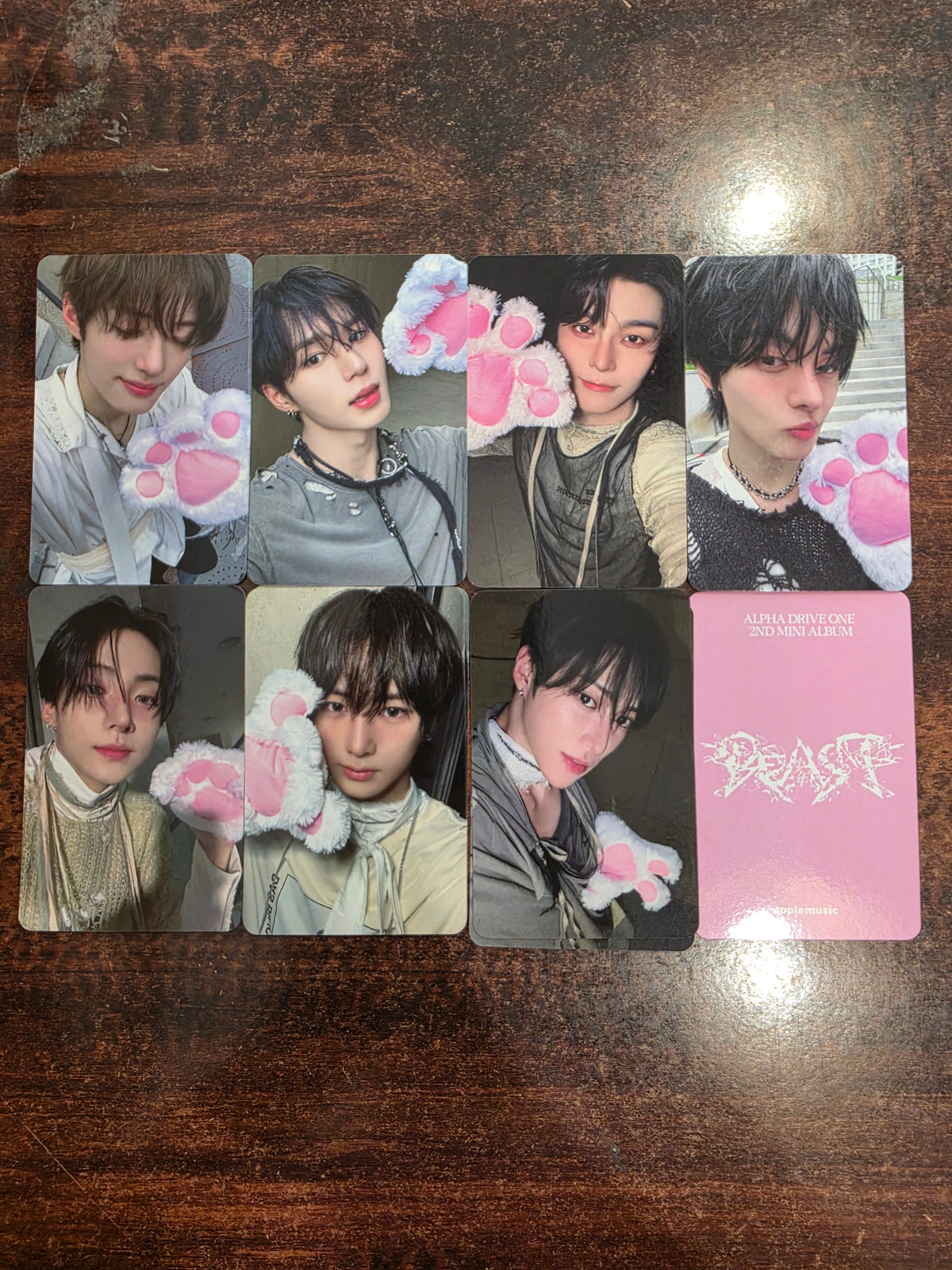 ALPHA DRIVE ONE 2nd mini album UNBREAKABLE : 少年BEAST Applemusic POB Photocard