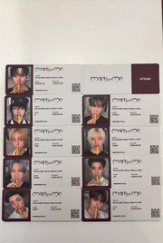 &TEAM 2nd mini album Mark On Me Weverseshop POB Bookmark
