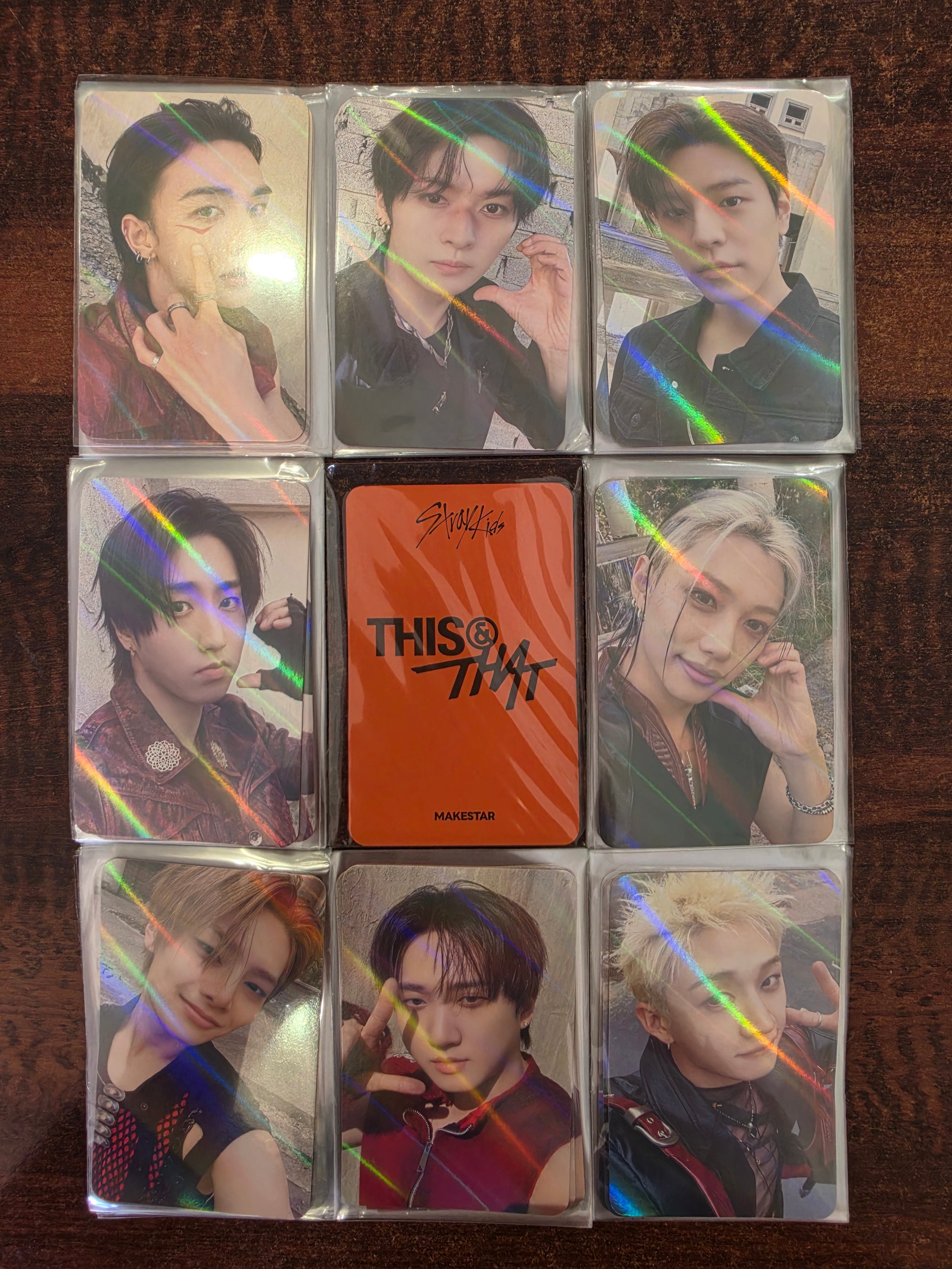 Stray Kids mini album THIS & THAT MAKESTAR POB Photocard