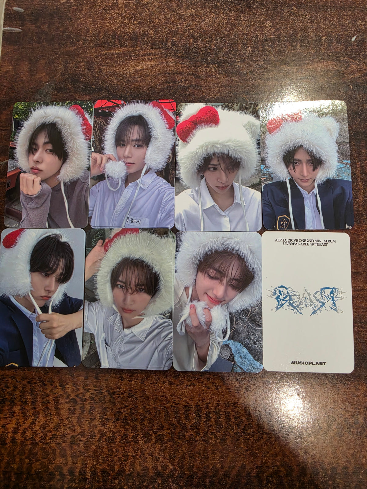 ALPHA DRIVE ONE 2nd mini album UNBREAKABLE : 少年BEAST Musicplant POB Photocard