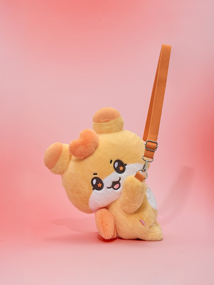 MIGHTEEZ (ATEEZ) ROCK THE STAGE Official POP UP Official MD Lying Plush Bag
