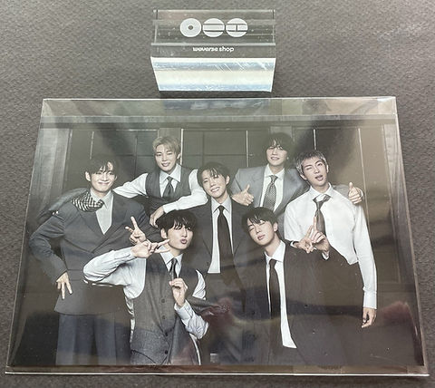 BTS 5th mini album ARIRANG Weverseshop POB Group Postcard + Photocard Stand