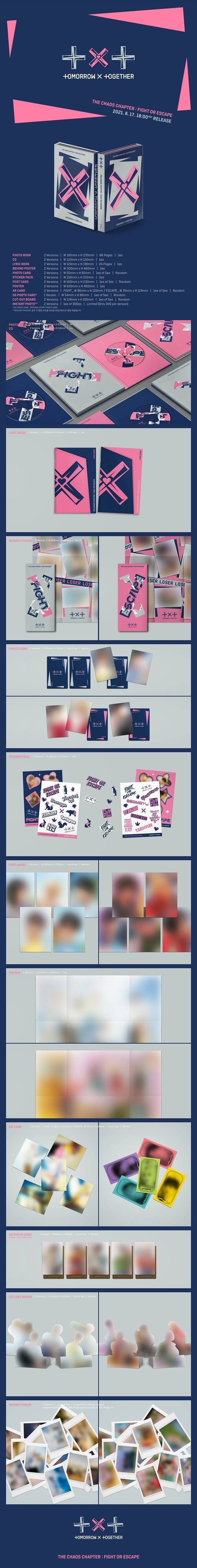 TXT 2nd Album Repackage FIGHT OR ESCAPE
