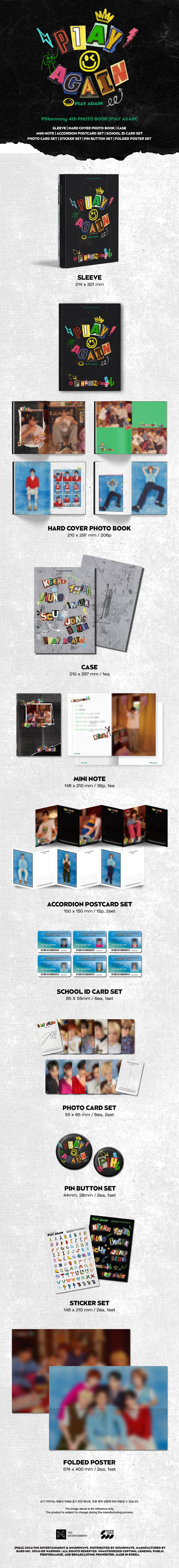 P1HARMONY 4th Photobook P1AY AGAIN