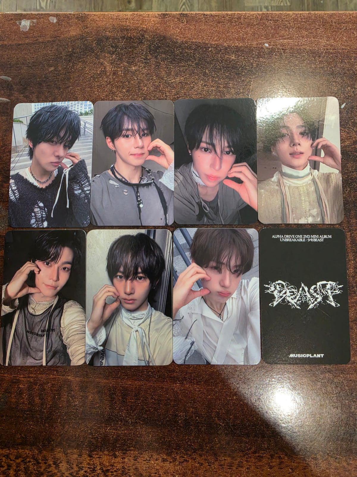 ALPHA DRIVE ONE 2nd mini album UNBREAKABLE : 少年BEAST Musicplant POB Photocard