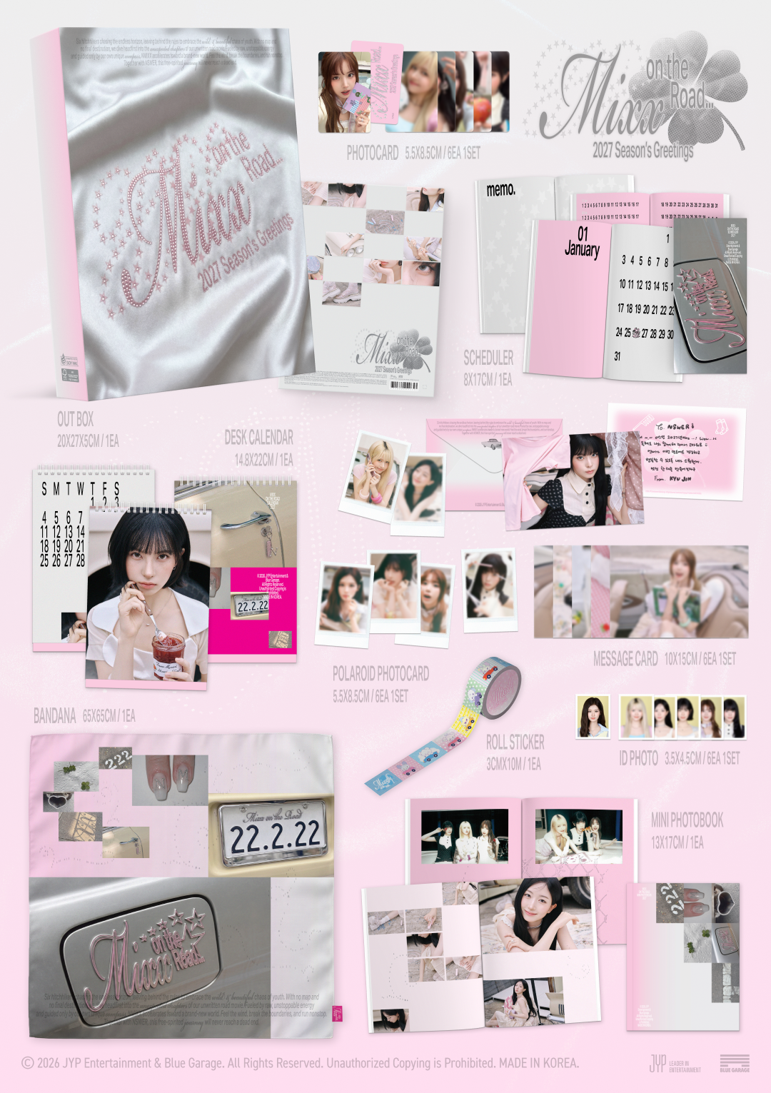 [PREORDER] NMIXX 2027 Season's Greetings MIXX ON THE ROAD