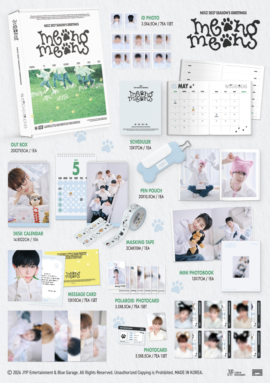 [PREORDER] NEXZ 2027 Season's Greetings meong meong