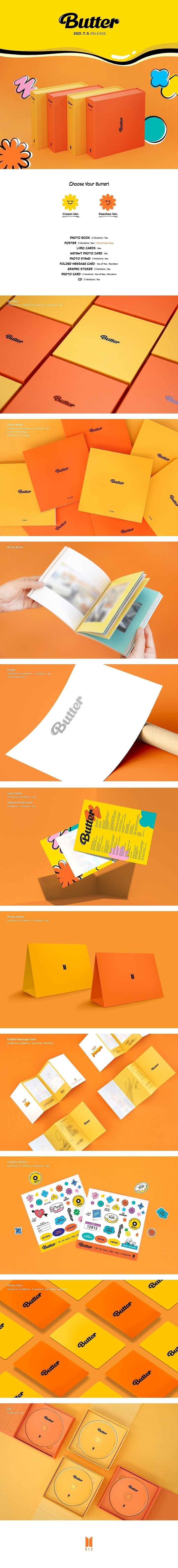 BTS 2nd English Single Album BUTTER