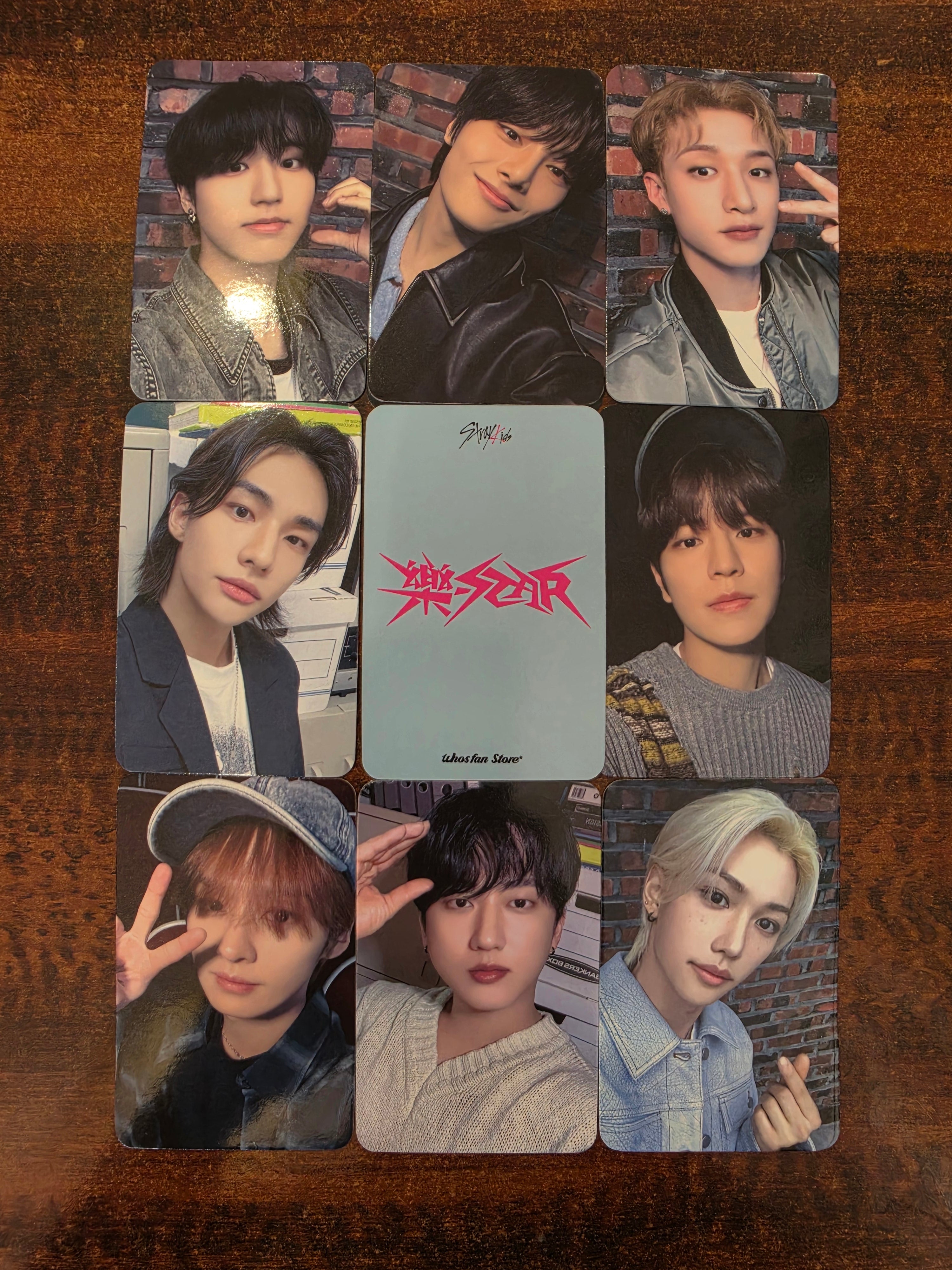 Stray Kids ROCK STAR WHOSFAN STORE POB Photocard