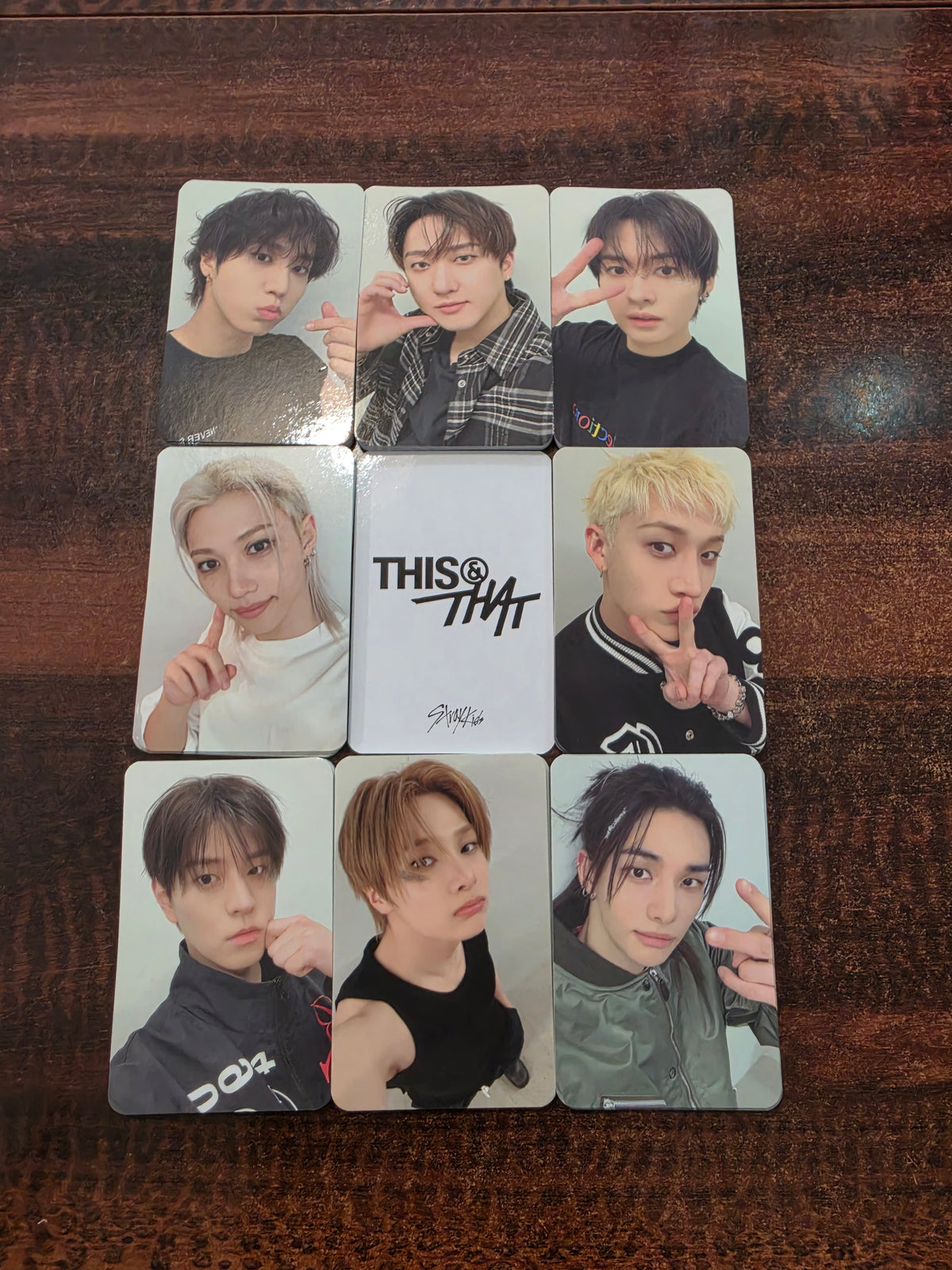 Stray Kids mini album THIS & THAT MUSIC KOREA POB Photocard