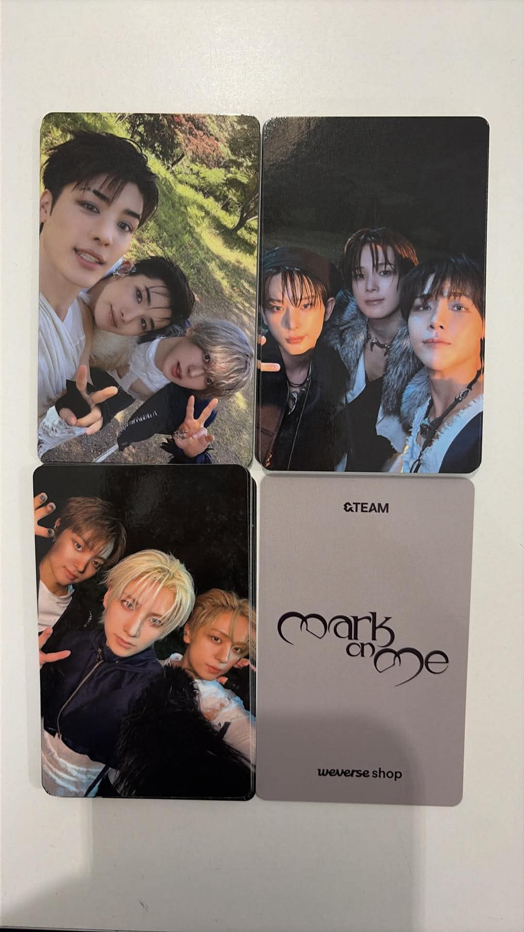 &TEAM 2nd mini album Mark On Me Weverseshop POB Unit Photocard