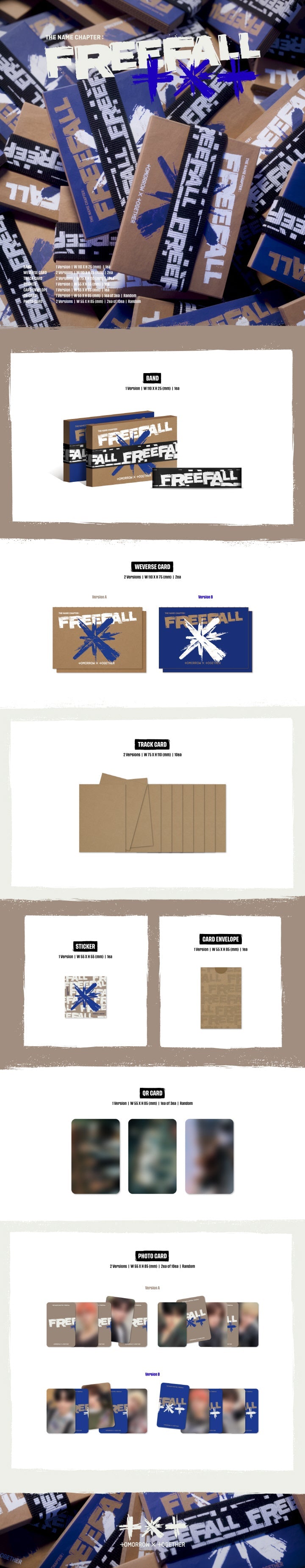 TXT 3rd album THE NAME CHAPTER : FREEFALL [Weverse ver]