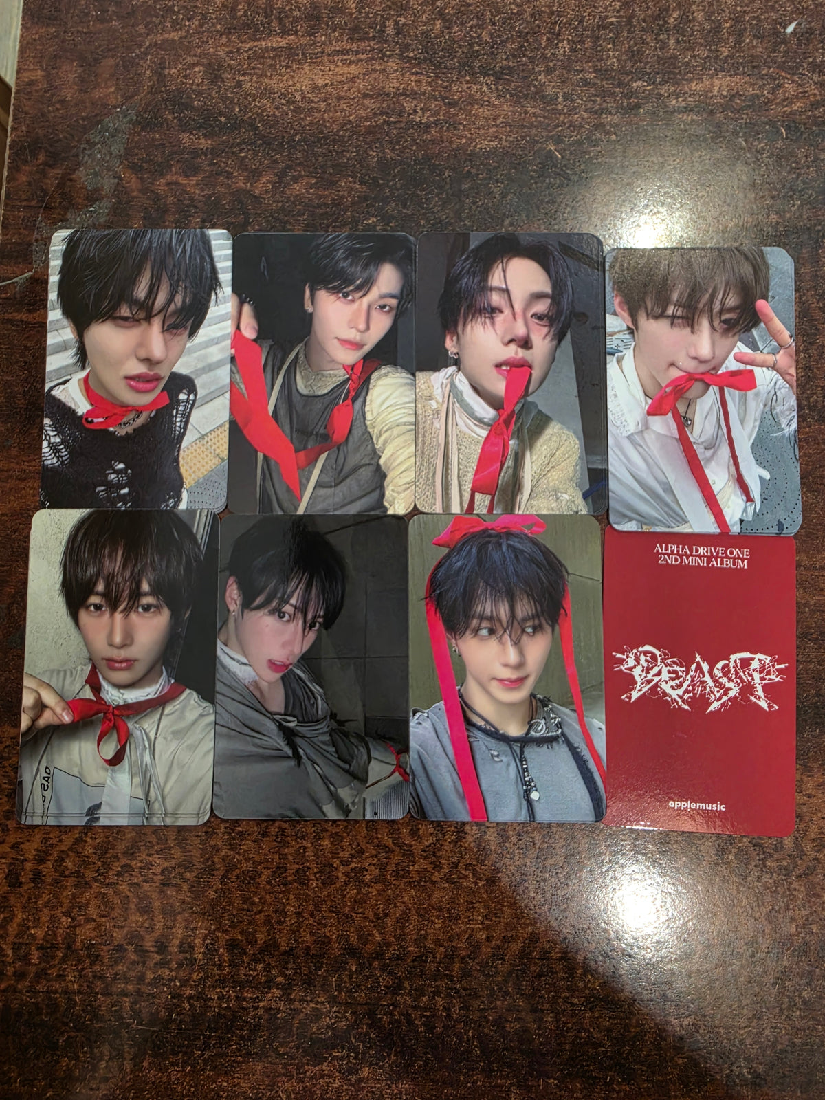 ALPHA DRIVE ONE 2nd mini album UNBREAKABLE : 少年BEAST Applemusic POB Photocard