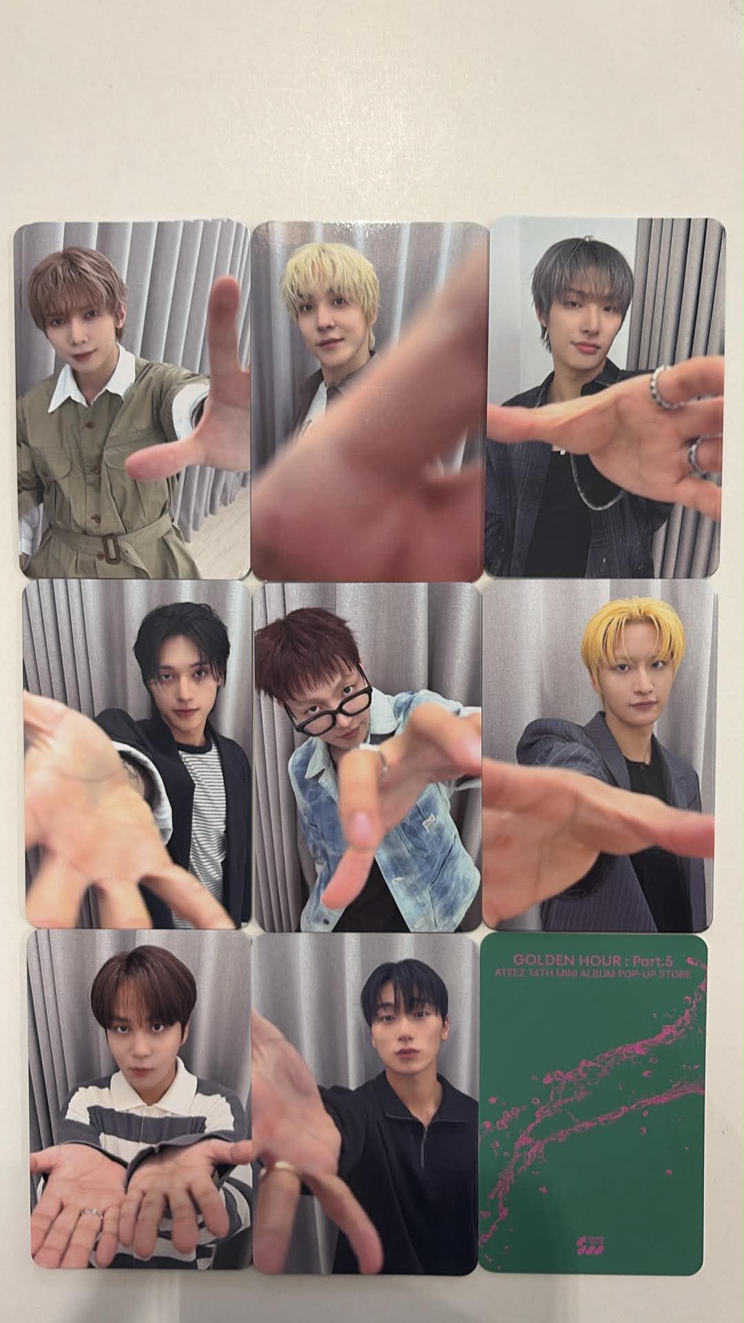 ATEEZ GOLDEN HOUR Part.5 Official MD POB Photocard