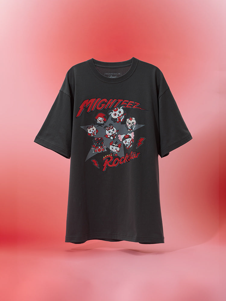 MIGHTEEZ (ATEEZ) ROCK THE STAGE Official POP UP Official MD T-Shirts (FREE SIZE)